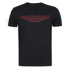 Load image into Gallery viewer, Hackett Men's 'AMR Logo' Short Sleeve T-Shirt Black