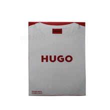 Load image into Gallery viewer, Hugo Men's Plain Crew Neck Short Sleeve T Shirt Black & White 2 Pack