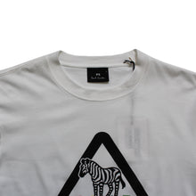 Load image into Gallery viewer, Paul Smith Men's SS T Shirt Zebra Crossing Organic Cotton/White