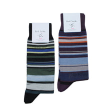 Load image into Gallery viewer, Paul Smith Men 2 Pack Socks 'Benito' Made In Italy One Size