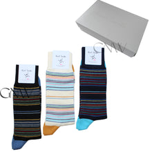 Load image into Gallery viewer, Paul Smith Men 3 Pack Socks 'ELTON' Made In Italy One Size
