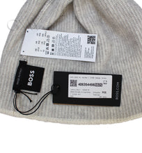 Load image into Gallery viewer, Boss Men's Knitted Beanie/ Skull Lamico Hat Made In Italy Open White