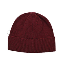 Load image into Gallery viewer, Boss Men's Knitted Beanie/ Skull Lamico Hat Made In Italy Dark Red