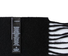 Load image into Gallery viewer, Paul Smith Men's/ Unisex Plain Pure Wool Scarf Black