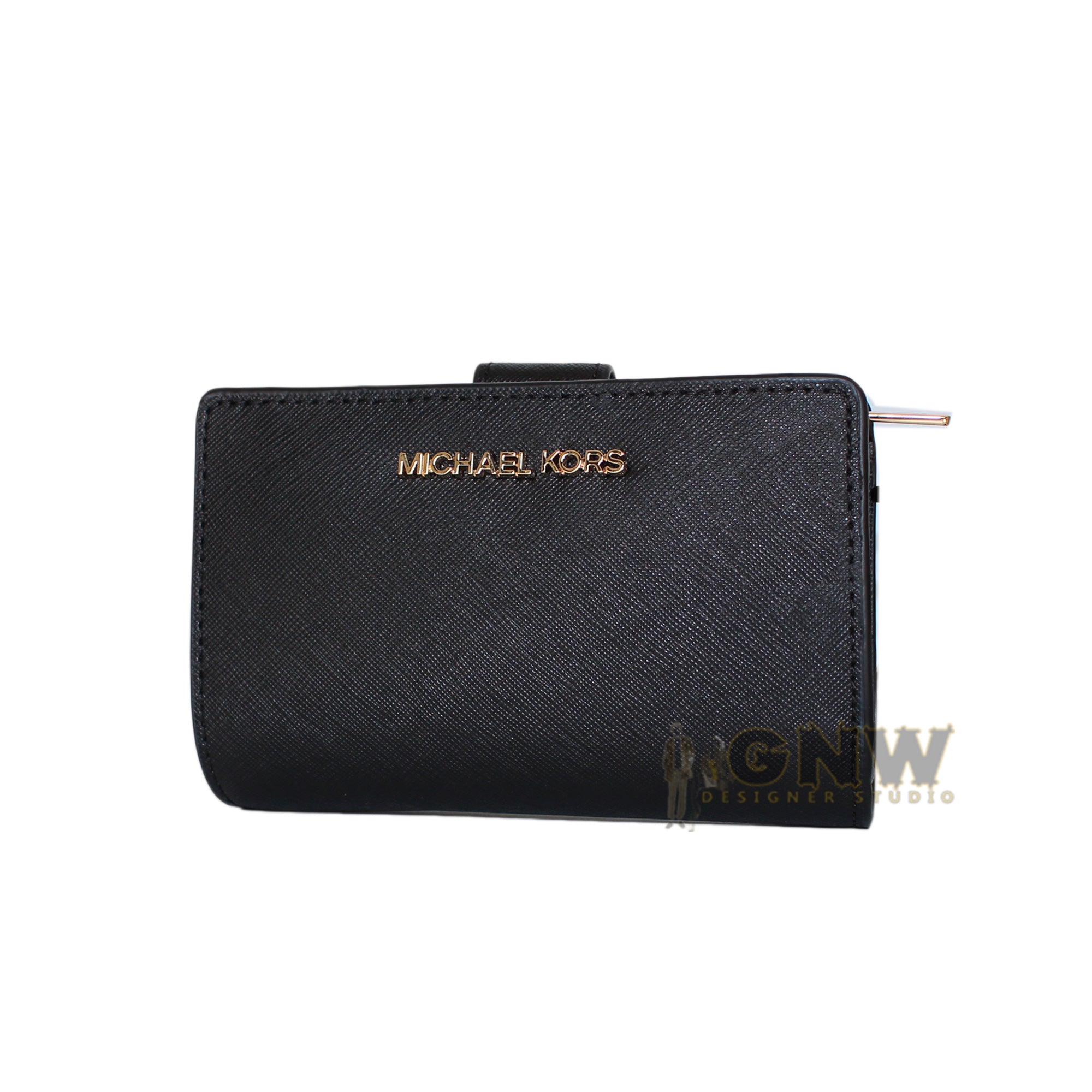 Michael Kors JET-SET Travel Purse/ Wallet Black