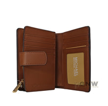 Load image into Gallery viewer, Michael Kors JET-SET Travel Purse/ Wallet - MK Print Brown