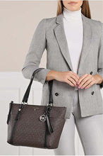 Load image into Gallery viewer, MICHAEL KORS Women's 'SULLIVAN' Brown Large Leather Bag