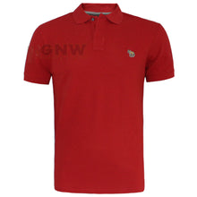 Load image into Gallery viewer, Paul Smith Men Zebra Polo T-shirt Regular Fit Organic Cotton Red