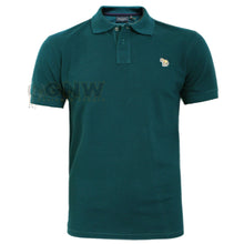 Load image into Gallery viewer, Paul Smith Men Zebra Polo T-shirt  Green Regular Fit Organic Cotton