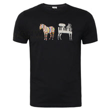 Load image into Gallery viewer, Paul Smith Men T-Shirt Jazzy Zebra Organic Cotton Black