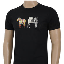 Load image into Gallery viewer, Paul Smith Men T-Shirt Jazzy Zebra Organic Cotton Black