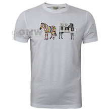 Load image into Gallery viewer, Paul Smith Men T-Shirt Jazzy Zebra Organic Cotton White