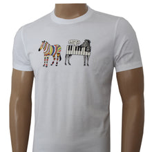 Load image into Gallery viewer, Paul Smith Men T-Shirt Jazzy Zebra Organic Cotton White