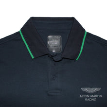 Load image into Gallery viewer, Hackett Men Aston Martin Racing Tip Collar LS Polo Stretchy Fit
