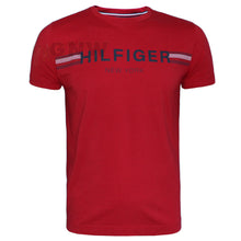 Load image into Gallery viewer, Tommy Hilfiger Men's Corporate Flag Pure Cotton Tee/T-Shirt - Haute Red