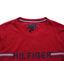 Load image into Gallery viewer, Tommy Hilfiger Men's Corporate Flag Pure Cotton Tee/T-Shirt - Haute Red