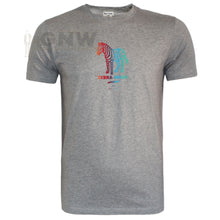 Load image into Gallery viewer, Paul Smith Men's T Shirt Multi-Coloured Zebra Grey