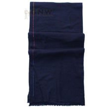 Load image into Gallery viewer, Paul Smith Men Stitch Embroidery Scarf Dark Blue Hand Made Was £110.00