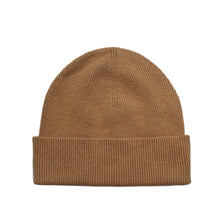 Load image into Gallery viewer, Tommy Hilfiger Uptown Wool Knitted Beanie Hat One Size - Camel
