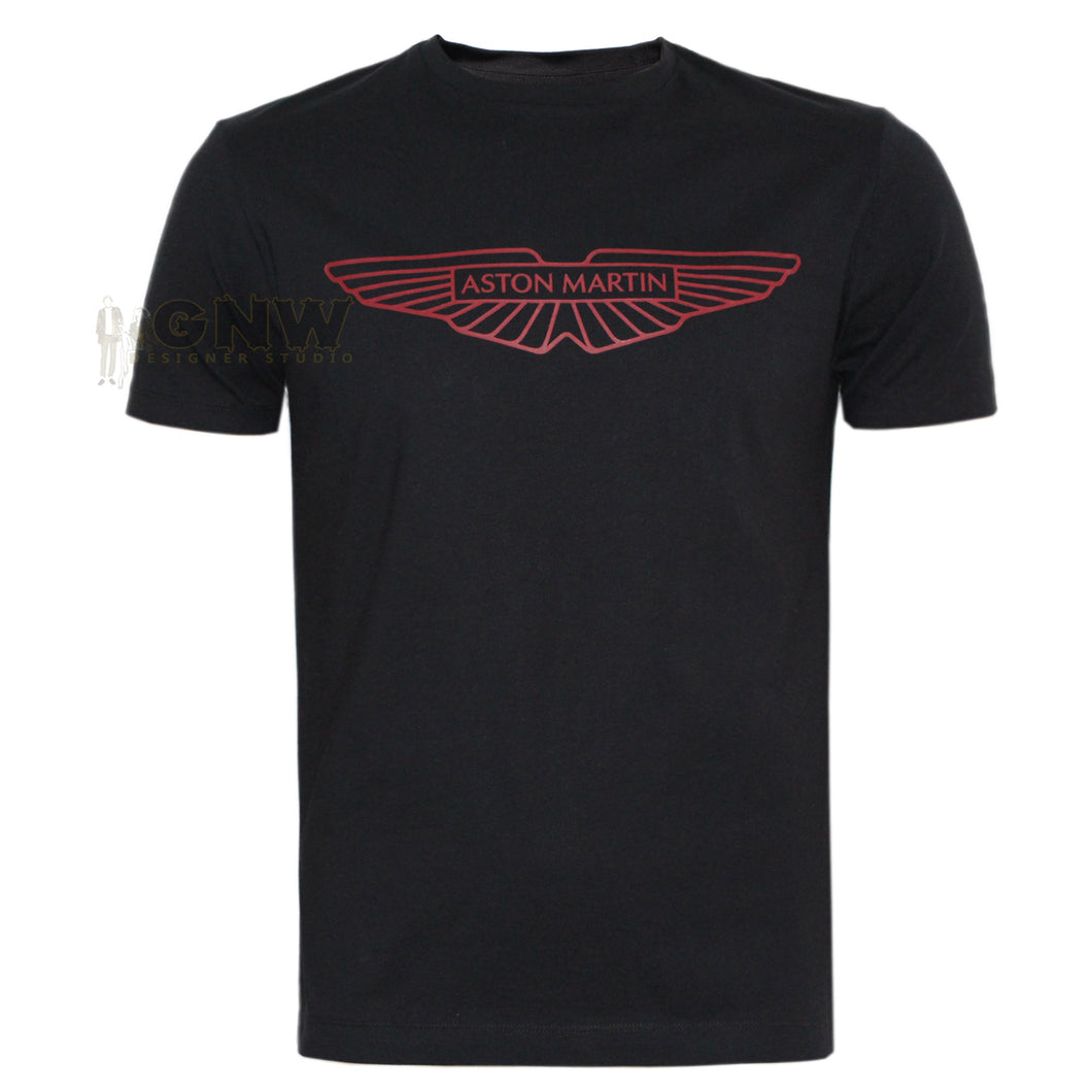 Hackett Men's 'AMR Logo' Short Sleeve T-Shirt Black