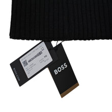 Load image into Gallery viewer, Hugo Boss Men's Fold Over Knitted Beanie "Fati-O", Black, One Size
