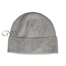 Load image into Gallery viewer, Boss Men&#39;s Knitted Beanie/ Skull Lamico Hat Made In Italy Open White
