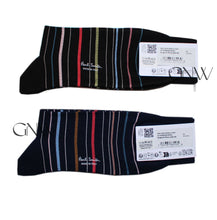 Load image into Gallery viewer, Paul Smith Men 2 Pack Socks &#39;Pencil&#39; Made In Italy One Size
