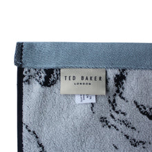 Load image into Gallery viewer, Ted Baker Unisex Roses Reversible Bath Towel Luxury Cotton, 70cm x 130cm, Navy
