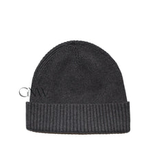 Load image into Gallery viewer, Tommy Hilfiger Cotton/Cashmere Knitted Beanie Hat - Charcoal
