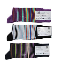 Load image into Gallery viewer, Paul Smith Men 3 Pack Socks 'Gavin Stripe' Made In Italy One Size
