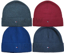 Load image into Gallery viewer, Tommy Hilfiger Men Cable Knitted Beanie Hat Cotton/Cashmere One Size
