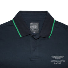 Load image into Gallery viewer, Hackett Men Aston Martin Racing Tip Collar LS Polo Stretchy Fit

