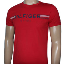 Load image into Gallery viewer, Tommy Hilfiger Men&#39;s Corporate Flag Pure Cotton Tee/T-Shirt - Haute Red
