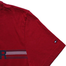 Load image into Gallery viewer, Tommy Hilfiger Men&#39;s Corporate Flag Pure Cotton Tee/T-Shirt - Haute Red
