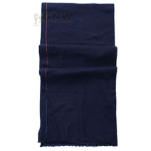 Load image into Gallery viewer, Paul Smith Men Stitch Embroidery Scarf Dark Blue Hand Made Was £110.00
