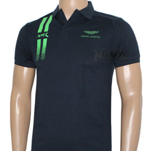 Load image into Gallery viewer, Hackett Men Aston Martin Racing Stripes Polo Shirt - Slim Fit - Navy
